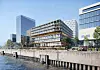 Das ist der Siegerentwurf des neuen Gebäudes in der HafenCity, in dem die MSH Medical School und Büros Platz finden sollen.