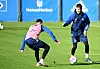 Otta Stange wirbelt diese Woche durchs Profi-Training des HSV.