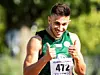 Deniz Almas hatte allen Grund zur Freude, denn er sprintete die 100 Meter in 10,08 Sekunden.