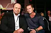 Michael Wollenberg im Jahr 2019 mit Schauspieler Til Schweiger.