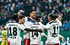 Robert Glatzel und Ludovit Reis (M.) gehörten beim Jahresauftakt zu den HSV-Torschützen.