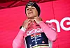 Remco Evenepoel trug beim Giro bis zu seinem Ausstieg das Rosa-Trikot des Gesamtführenden.