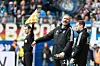HSV-Trainer Tim Walter sah in Karlsruhe die Rote Karte.