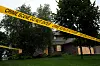 Das Haus der getöteten Abgeordneten von Minnesota Melissa Hortman in Brooklyn Park.