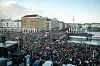 Die Demo gegen Rechts wurde wegen Überfüllung abgebrochen.