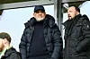 Jörg Schmadtke beim Besuch eines Spiels des VfL Wolfsburg auf der Tribüne
