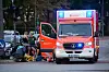 Auf dem Lohbrügger Markt in Hamburg-Lohbrügge wurde ein Radfahrer angefahren und schwer verletzt.