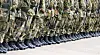 Soldaten stehen in Reih und Glied (Symbolbild).