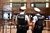 Polizei am Flughafen