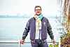 Malte Claussen an der Außenalster