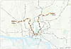 Der geplante Streckenverlauf der U5 durch Hamburg.