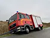 Feuerwehrauto Graben