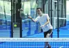 MOPO-Reporter Elias Lübbe beim Padel-Test