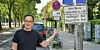 Ottensener Claas B. (53) kritisiert die massiven Straßensperrungen für neue Velorouten