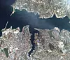 Satellitenaufnahme zeigt den Hafen von Sewastopol auf der Krim. (Archivfoto)