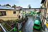 Der Hof war früher Depot für die Altonaer Ringbahn und wird seit Jahren von der Hofgemeinschaft genutzt.