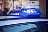 Polizeiwagen mit Blaulicht