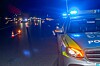 Polizeieinsatz auf der Autobahn (Symbolfoto).