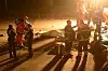 Tödlicher Messerangriff: Der Tatort am Bahnhof Billstedt am Montagabend.