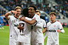 Mannschaft des FC St. Pauli feiert