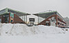 Das verschneite Millerntor-Stadion