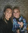 Magdalena Eriksson und Pernille Harder an Silvester