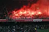 Pyro im Gästeblock in Bremen