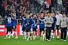 HSV gehen enttäuscht über den Platz in der Allianz Arena