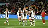 DFB-Frauen feiern den Sieg gegen Marokko bei der WM 2023