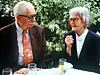 Ohne sie wäre die Comic-Welt um eine legendäre Familie ärmer: Duck-Erfinder Carl Barks und Übersetzerin Erika Fuchs (Archivbild von 1994).