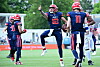Sea-Devils-Quarterback Haire bejubelt einen Touchdown