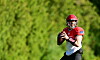 Preston Haire mit dem Football in der Hand
