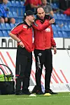 Steffen Baumgart mit Co-Trainer Daniel Scherning bei Paderborn