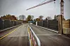 Provisorische Brücke über A7