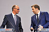 CDU-Chef Friedrich Merz (l.) und SPD-Chef Lars Klingbeil widersprechen sich bereits öffentlich.