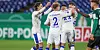 Erleichterung pur bei den Schalker Profis nach dem 4:1 gegen den 1. FC Schweinfurt 05.