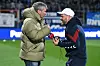 Zwei echte Typen: Friedhelm Funkel (l.) und HSV-Trainer Steffen Baumgart
