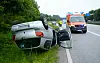 Die Unfallstelle auf der A1 bei Witzhave.