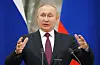 Russlands Präsident Wladimir Putin spricht auf einer Pressekonferenz (Archivbild).