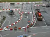 Das Tor, durch das der Geiselnehmer auf das Flughafengelände gelangte, ist mit Betonpollern abgesperrt. Der gesamte Verkehr wird über die Schleuse rechts im Bild abgewickelt.