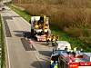 Der Lkw samt Fracht war 61 Zentimeter zu hoch.