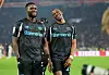 Victor Boniface und Nordi Mukiele bejubeln ein Tor