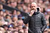 Manchester United-Trainer Erik ten Hag guckt enttäuscht