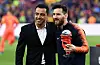 Xavi und Lionel Messi