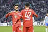 Noussair Mazraoui und Jamal Musiala