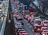Stau auf der A66 (Symbolbild).