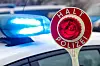 Polizeikontrolle (Symbolbild).