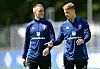 Silvan Hefti und Miro Muheim im HSV-Training