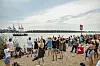 Dem Publikum in Övelgönne hat das spontane Fettes Brot-Konzert an der Elbe gefallen.