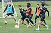 Fünf Gladbach Profis beim Training